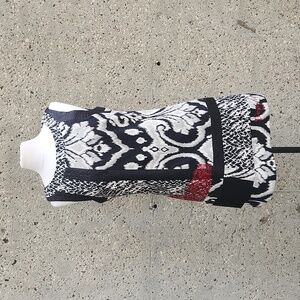 Desigual black and white dress